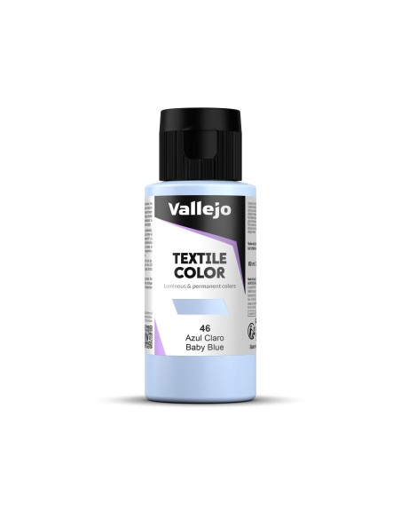 Pintura Textil Vallejo 60 ml Azul Claro Nº46