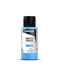 Pintura Textil Vallejo 60 ml Azul Celeste Nº45