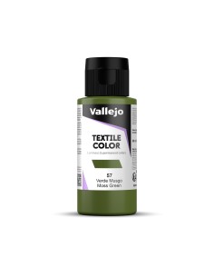 Pintura Textil Vallejo 60 ml Verde Musgo Nº57