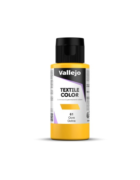 Pintura Textil Vallejo 60 ml Ocre Nº61