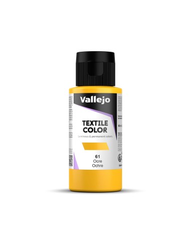 Pintura Textil Vallejo 60 ml Ocre Nº61