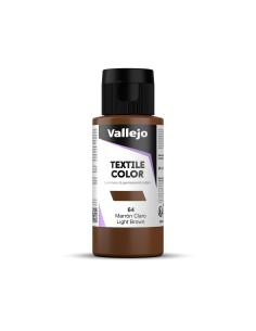 Pintura Textil Vallejo 60 ml Marron Claro Nº64