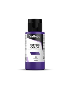 Pintura Textil Vallejo 60 ml Metálico Violeta Nº536