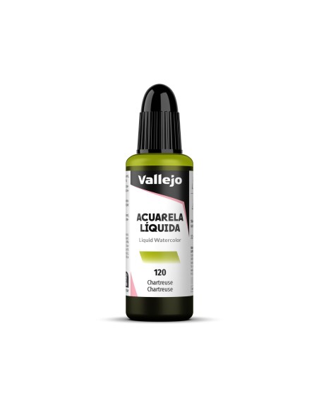 Acuarela Líquida Vallejo 32 ml Chartreuse Nº120