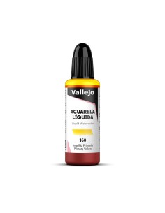 Acuarela Líquida Vallejo 32 ml Amarillo Primario Nº160