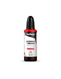 Acuarela Líquida Vallejo 32 ml Rojo Rosa Nº240