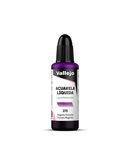 Acuarela Líquida Vallejo 32 ml Magenta Primario Nº270