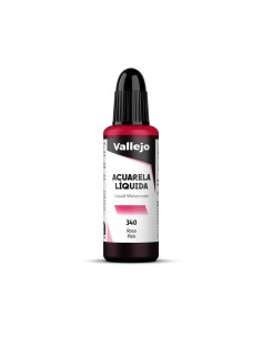 Acuarela Líquida Vallejo 32 ml Rosa Nº340