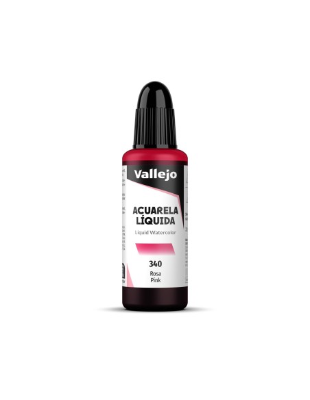 Acuarela Líquida Vallejo 32 ml Rosa Nº340