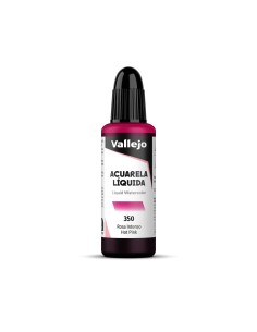 Acuarela Líquida Vallejo 32 ml Rosa Intenso Nº350