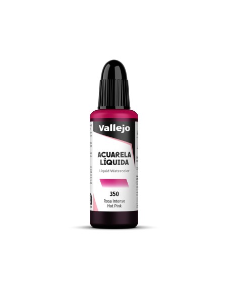 Acuarela Líquida Vallejo 32 ml Rosa Intenso Nº350