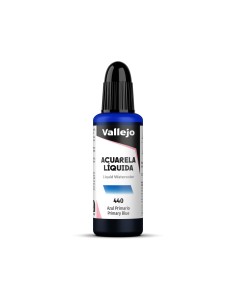 Acuarela Líquida Vallejo 32 ml Azul Primario Nº440