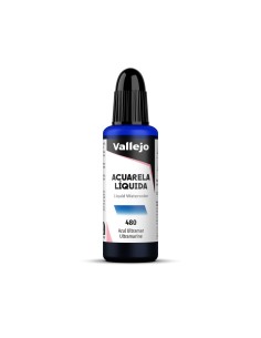 Acuarela Líquida Vallejo 32 ml Azul Ultramar Nº480
