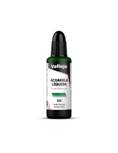 Acuarela Líquida Vallejo 32 ml Verde Bosque Nº520