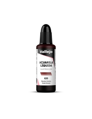 Acuarela Líquida Vallejo 32 ml Marrón Violeta Nº630