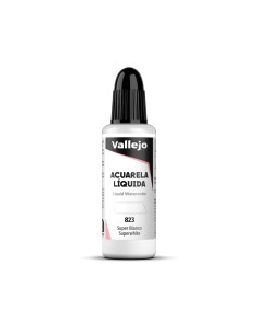 Acuarela Líquida Vallejo 32 ml Superblanco Nº823