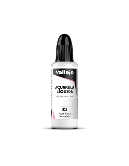 Acuarela Líquida Vallejo 32 ml Superblanco Nº823