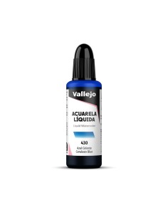 Acuarela Líquida Vallejo 32 ml Azul Celeste Nº430