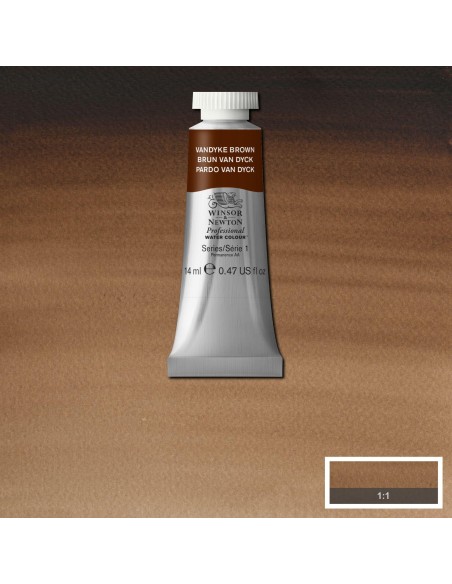Acuarela W&N Professional Tubo Pardo Van Dyck