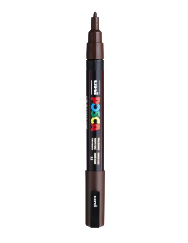 Rotulador Posca PC3M Marrón Oscuro Nº22