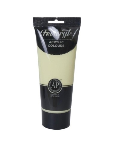 Acrílico Fevicryl 200 ml Amarillo Limon Pastel Nº50