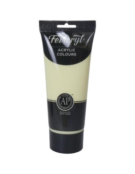 Acrílico Fevicryl 200 ml Amarillo Limon Pastel Nº50