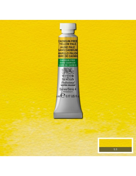 Acuarela W&N Professional Tubo Amarillo Claro Libre de Cadmio