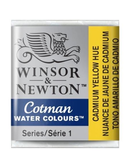Acuarela W&N Cotman 1/2 Godet Amarillo de Cadmio