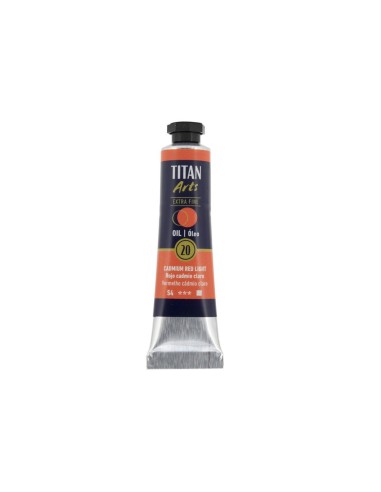 Óleo Titan Rojo Cadmio Claro Nº20 