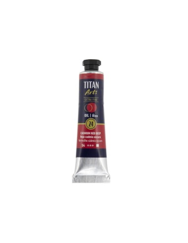 Óleo Titan Rojo Cadmio Oscuro Nº24