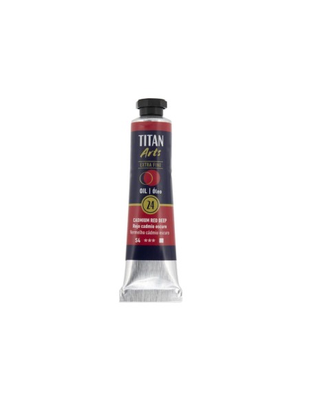 Óleo Titan Rojo Cadmio Oscuro Nº24