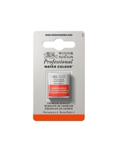 Acuarela W&N Professional 1/2 Godet Escarlata de Cadmio