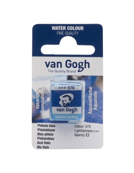 Acuarela Van Gogh 1/2 Godet Azul Ftalo Nº570 