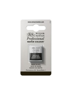 Acuarela W&N Professional 1/2 Godet Negro de Marte
