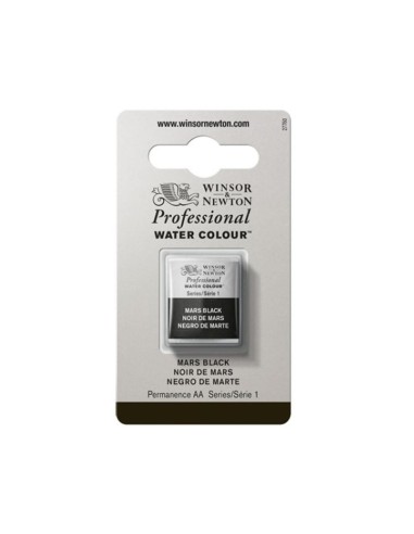 Acuarela W&N Professional 1/2 Godet Negro de Marte