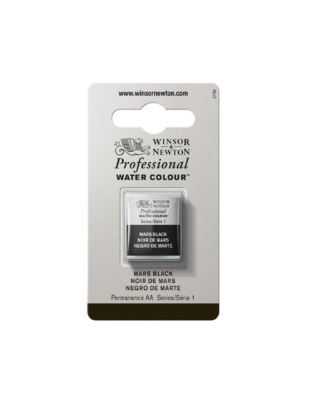 Acuarela W&N Professional 1/2 Godet Negro de Marte