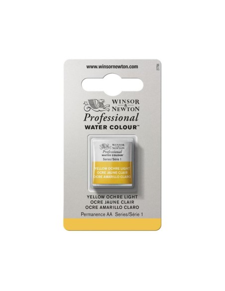 Acuarela W&N Professional 1/2 Godet Ocre Amarillo Claro