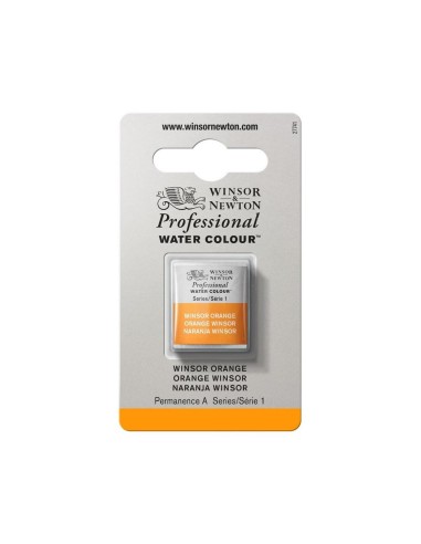 Acuarela W&N Professional 1/2 Godet Naranja...