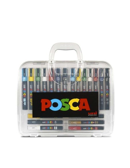 Maletín Posca Rotuladores 20 unidades