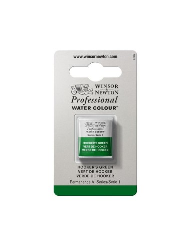 Acuarela W&N Professional 1/2 Godet Verde de...