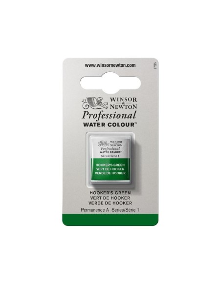 Acuarela W&N Professional 1/2 Godet Verde de Hooker