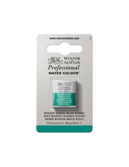 Acuarela W&N Professional 1/2 Godet Verde Winsor (Matiz Azul)