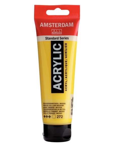 Acrílico Amsterdam Amarillo Transparente Medio Nº272