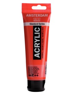 Acrílico Amsterdam Rojo Naftol Medio Nº396
