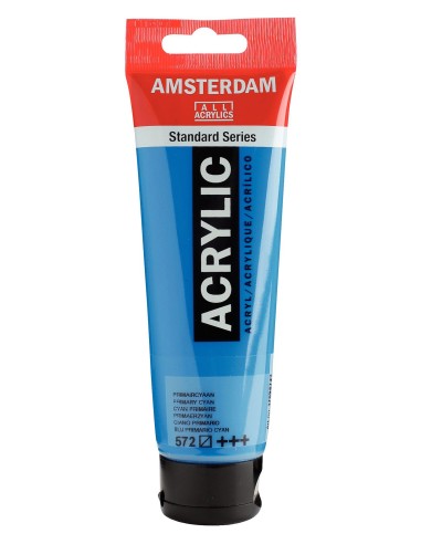 Acrílico Amsterdam Cian Primario Nº572