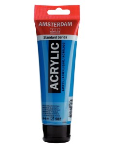Acrílico Amsterdam Azul Manga Nº582