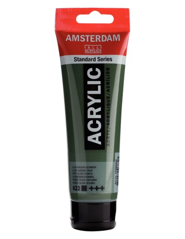 Acrílico Amsterdam Verde Oliva Oscuro Nº622