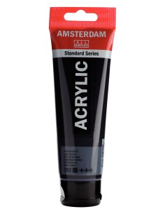 Acrílico Amsterdam Negro Bujía Nº702