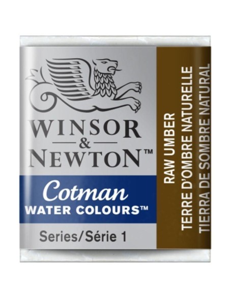 Acuarela W&N Cotman 1/2 Godet Tierra Sombra Natural