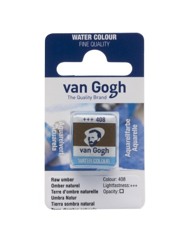 Acuarela Van Gogh 1/2 Godet Tierra Sombra Tostada Nº408
